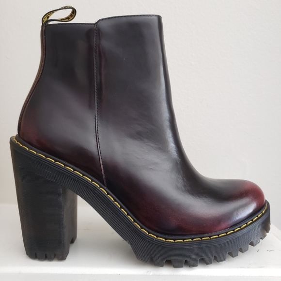 Dr. Martens Shoes - Doc Martens Magdalena Platform Zip Boot Size 9